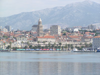 Croatia Diving: Split town view from the ferry
